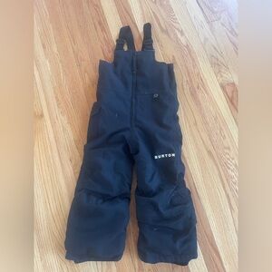 Burton Kids Black Overalls